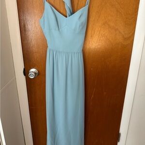 Ceremony by Joanna August 'Stephanie' V-Neck Fitted Maxi Gown